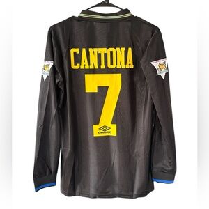 Manchester United Cantona Retro Jersey 1993/95 black